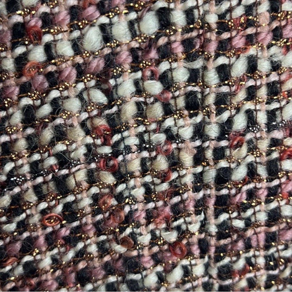 CHANEL Tweed Jacket in Brown, Black and Plum/Burgundy - Picture 9 of 9